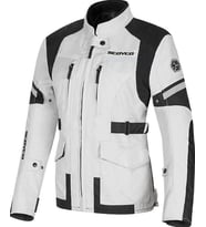 JK122 Motosiklet Montu Kadın 4 Mevsim Oxford 600-D Dayanıklı Kumaş Motorcu Mont Women Grey