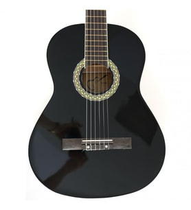 Almira Mg917-bk Klasik Gitar - Siyah (başlangıç - 4/4 Boy)  Siyah Parlak Finish, Ihlamur Ağacı Gövde, Klasik Müzik Eğitimi İçin Dengeli Tansiyon  Uyum: 4/4 (tam Boy) Standart