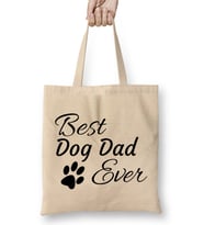 Best Dog Dad Ever 01 Bez Çanta Uzun Saplı