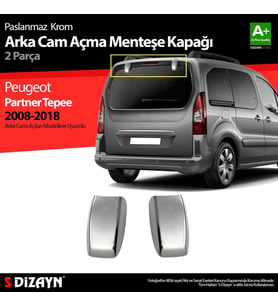Krom Arka Cam Açma Menteşe Kapağı 2 Parça 2008-2018