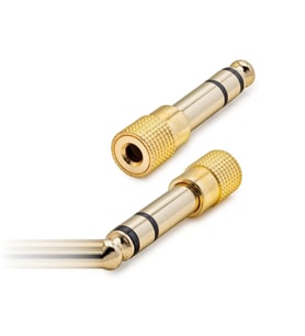 6.5 Mm To 3.5 Mm F Çevirici Enstruman Gitar Gold HDX1264