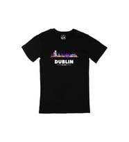 Dublin İrlanda Manzaralı Siyah Tişört
