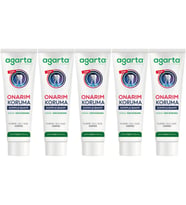 Agarta Doğal Tam koruma Diş Macunu 90 ML Onarım & Koruma (5 Li Set)