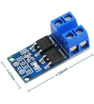 15A 400W Pwm Kontrollü Mosfet Anahtarlama Kartı Dual Mosfet