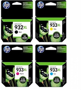  Hp G1X85A Yazıcı Kodu 4 RENK 932XL -933XL Kartuş (Çok Renkli)