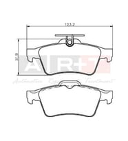 ARKA FREN BALATASI RENAULT LAGUNA-III / CITROEN C5-III / FORD CMAX FOCUS II-III KUGA II TOURNEO CON NECT / OPEL VECTRA-C / MAZDA 3-5 / VOLVO S40-V40
