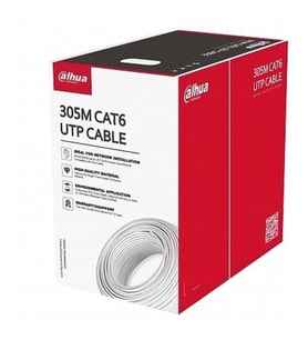 DAHUA PFM922I-6UN-C 305 METRE U/UTP 23AWG CCA BEYAZ RENK CAT6 KABLO
