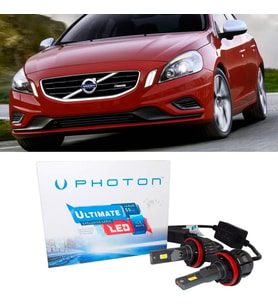 Volvo S60 Led Xenon Kısa Far Ampulü H7 Ultimate 9500 Lumens Yeni Seri Beyaz