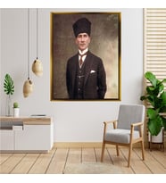 ÇERÇEVELİ ATATÜRK TABLO S746
