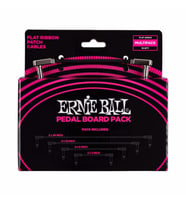 ERNIE BALL P06224 - Flat Ribbon Patch Kablosu Pedalboard Çoklu Paket