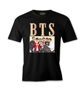 BTS - Go Siyah Erkek Tshirt