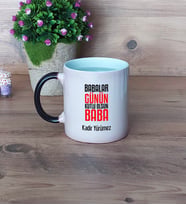 Babalar Günü Hediyesi Kupa Bardak Sihirli Babaya Hediye