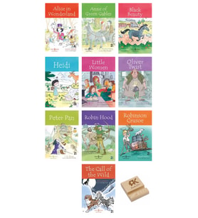 İş Çocuk İngilizce Alice Anne Black Heidi Little Oliver Peter Robin Robinson The Call Of 10lü Set