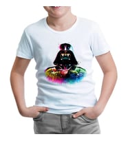 Darth Vader Beyaz Çocuk Tshirt