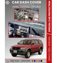 MITSUBISHI MONTERO SPORT (1996-2009) Torpido Örtüsü Ön Göğüs Koruma Torpido Koruma Araca Özel