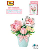 LOZ Micro Block Serisi Çiçek Buketi 230 Parça Oyuncak Yapım Seti FFLZ-8836 (Standart)