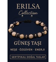 Sertifikalı Fasetli Terahertz & Güneş Taşı Bileklik – Özgüven, Canlılık ve Koruyucu Enerji (Çok Renkli)