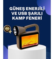 Solar Alev Lambası – Kamp, Bahçe ve Dış Mekan İçin