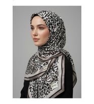 Trend Dijital Baskı Batik Desenli Royan Eşarp Desen 3 Renk 4