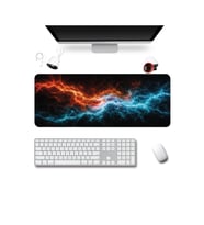 SonicTouch Klavye Mousepad 40x90cm Dikişsiz Pürüzsüz Sıvı Geçirmez Kaymaz Taban Enerji Kırılması