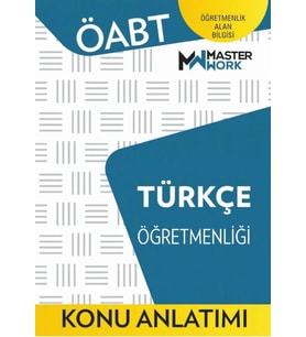 Öabt Türkçe Öğretmenliği Konu anlatımı Masterwork
