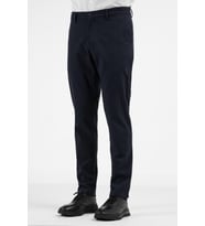 Lacivert Yan Cep Düz Paça Pamuklu Comfort Fit Chino Casual Pantolon 1003255159