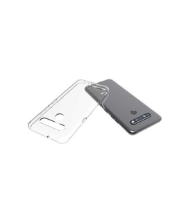 LG K41S Kılıf Şeffaf Silikon Hibrit Case (Renksiz)