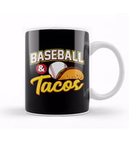Baseball & Tacos Funny Athlete Taco Obsessed Kupa Bardak Porselen