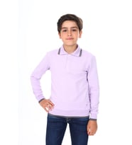 Toontoy Erkek Çocuk Baskılı Sweatshirt (Lila)