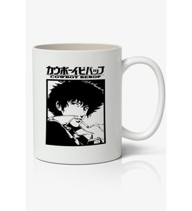 Cowboy Bebop Anime Temalı Beyaz Kupa Bardak Sevgiliye Arkadaşa Hediye