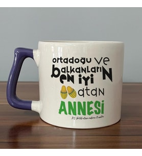 Ortadoğu ve Balkanları  En iyi Baskılı Mor Kulplu D Kupa