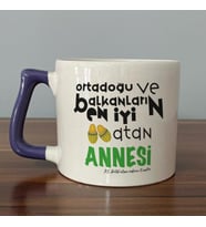 Ortadoğu ve Balkanları  En iyi Baskılı Mor Kulplu D Kupa