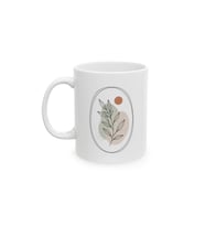 Kendine İyi Davran Mesajlı Minimalist Porselen Kupa Modern Çizgisel Tasarımlı 330 ml Seramik Kahve Kupası KF10072613