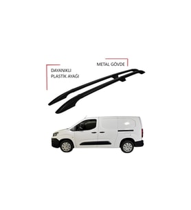 COMBO E CARGO XL UZUN ŞASE PORT BAGAJ TAVAN ÇITASI SİYAH 2019 2020 2021 2022 2023 2024 2025 2026-27