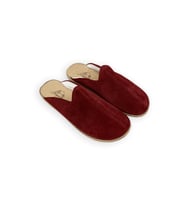 Outlet - Kadın, Koyun Derisi, Bağcıksız Terlikler Bordo