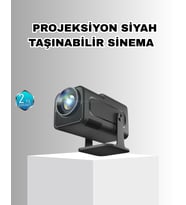 Lexroo Taşınabilir Akıllı Projeksiyon HDMI USB Uyumlu Oyun Destekli Kompakt