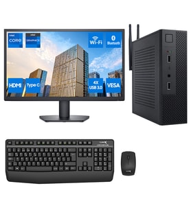 Turbox Mini-79 i5 8400 8GB Ram 512GB M2 NVMe SSD 23.8 inç FHD Dell Monitör Kurumsal Ofis Mini PC