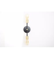 RİOLİGHT MODERN İKİLİ METAL APLİK (Siyah)