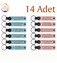Gök Mavi & Yavru Ağzı, Kişiye Özel Anahtarlık, Kurumsal Seminer Katılımcılarına Hediye 14’lü Set