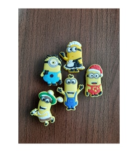 Terlik Süsü-terlik Tokası Minion 5'li Set