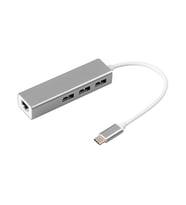 EVEREST SL-UTY1010 Gigabit 1port Type-C Ethernet,3x USB Çoklayıcı