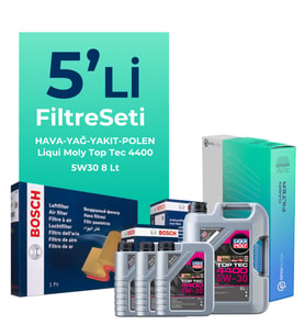 BOSCH Renault Master 2.3 Dizel Filtre Bakım Seti Liqui Moly Motor Yağlı (2011-2021) 5 Li