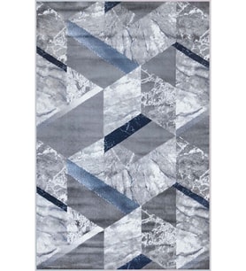 Eliana Home Baskılı, Yıkanabilir Kaymaz Taban Salon Halısı LNA0426 100x150 cm (Mavi)