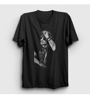Presmono Unisex Siyah Poster Johnny Depp T-Shirt 325853tt