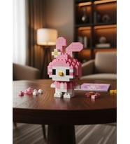 Hknova Melody Hello Kitty 3D Yapboz Lego Seti Çiftler İçin Eğlenceli Zaman Geçirme Hediyesi