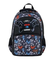 Muggle Okul Çantası Game Over Siyah Mu-9383