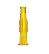 Plastik Roket Dübel 10 lik (500 Adet) sarı 10 mm hırdavat vida