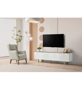 ALYA MDF TV ÜNİTESİ  (Beyaz)