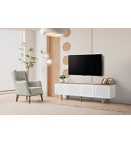 ALYA MDF TV ÜNİTESİ  (Beyaz)