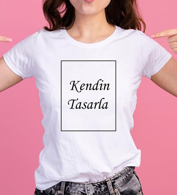 Özel Tişört Baskı, sevgiliye hediye, yıldönümü hediyesi, geçmiş olsun hediyesi, yeni iş hediyesi, anneye hediye (Beyaz)